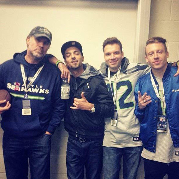 Will Ferrell, Macklemore, Seahawks Will Ferrell, Macklemore, Seahawks